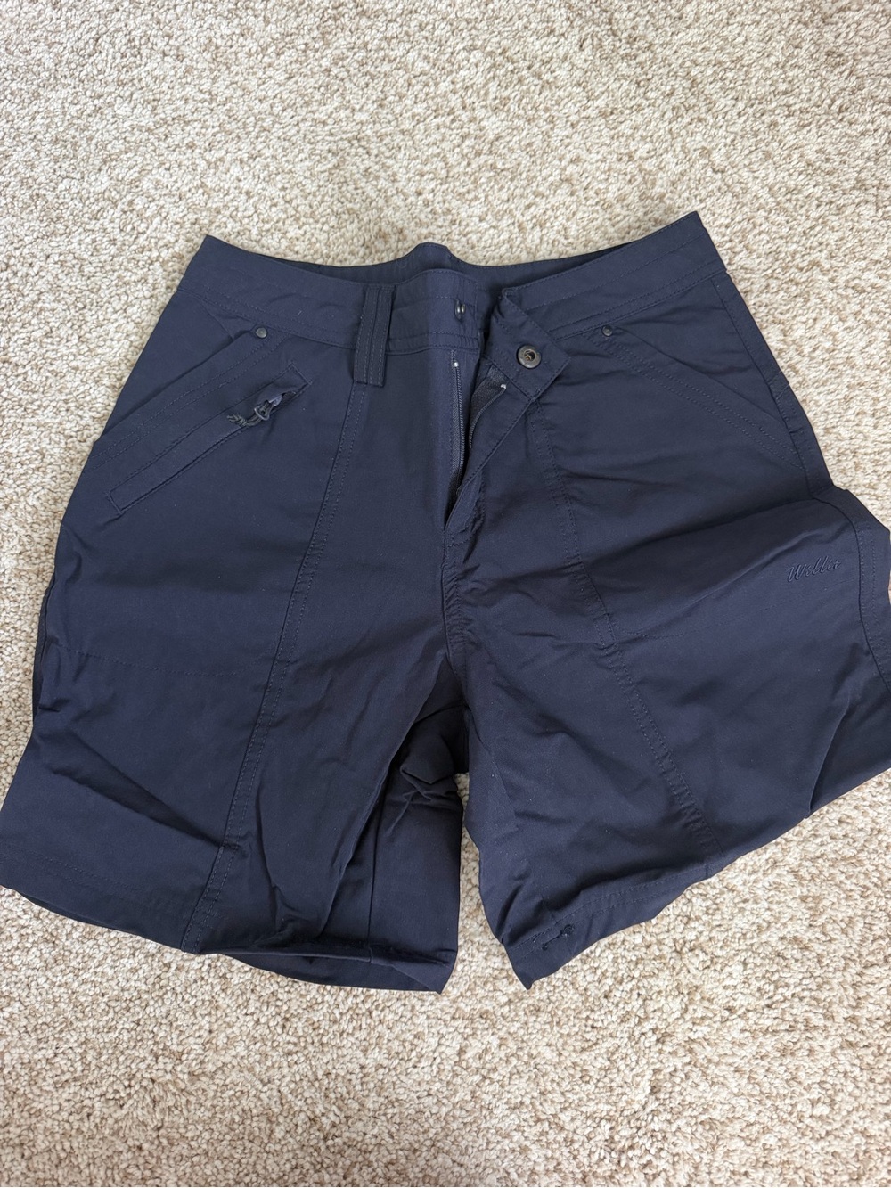 Women's Athletic Shorts — Navy Performance Fit